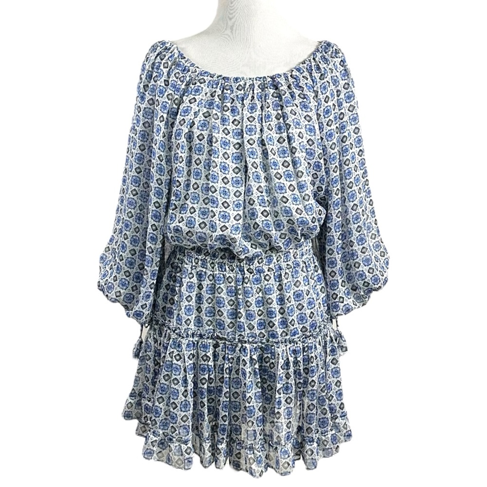Misa Bohemian Zonia Mini Dress Size Small NWT Ruffles Flowy Summer Fairy Flirty - Picture 4 of 13